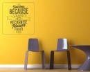 I am Fearless Quotes Wall Art Stickers